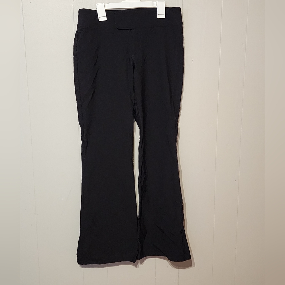 Periscope PS-3983 Pants Women's‎ Size 5 Chino Flare Hip Black No Pockets A941